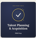 PHR Talent Planning & Acquisition Study Guide | ADHD & Autism Friendly PHR Exam Prep | Color-Coded Chunked Notes | HRCI 2024 Outline | Printable PDF